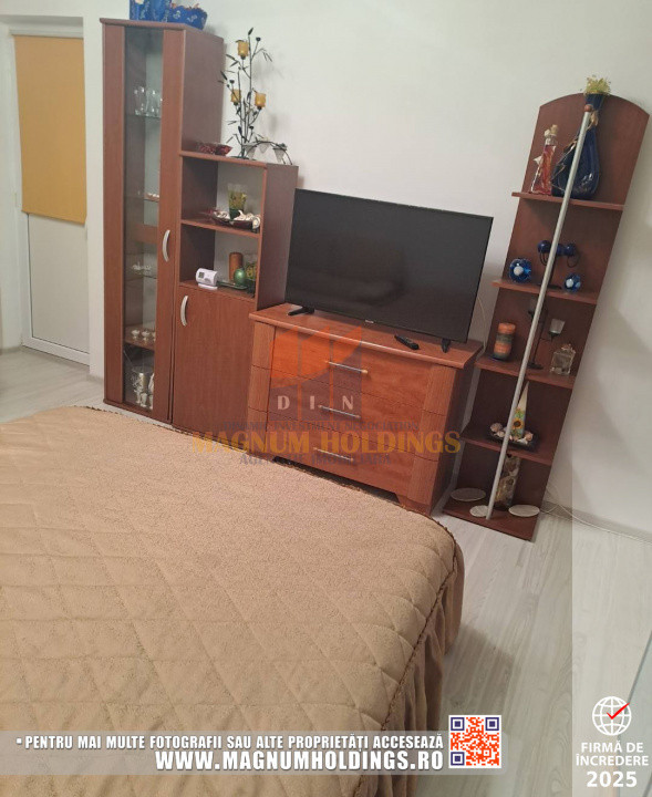 Garsoniera 32 mp, cu balcon, centrala termica