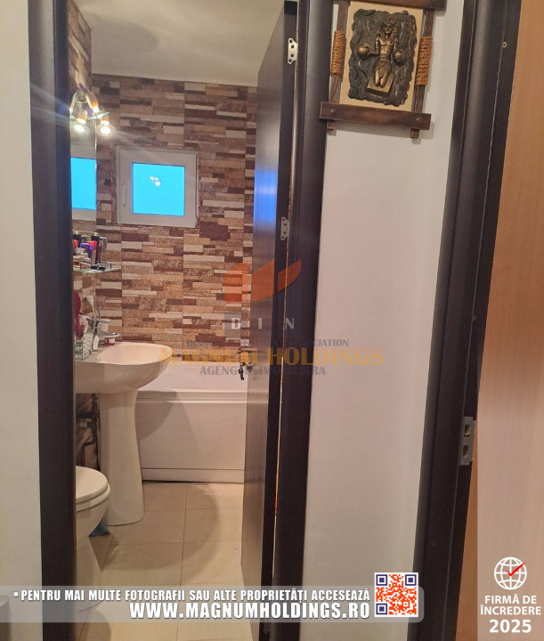 Garsoniera 32 mp, cu balcon, centrala termica