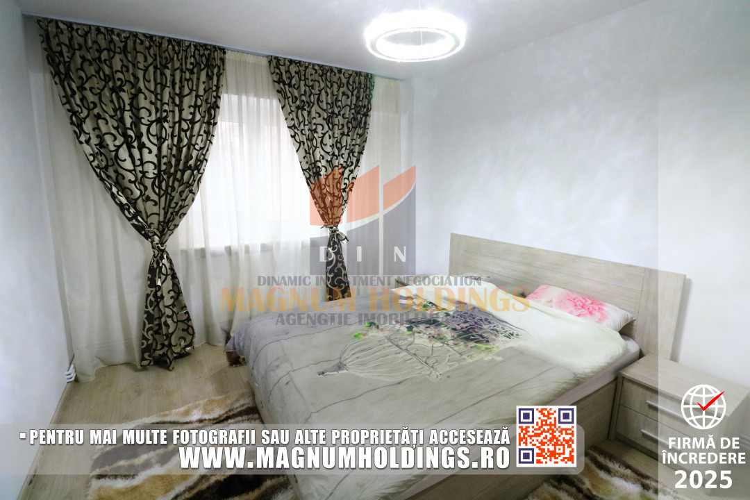 Apartament 3 camere, parter, cu balcon, doua bai