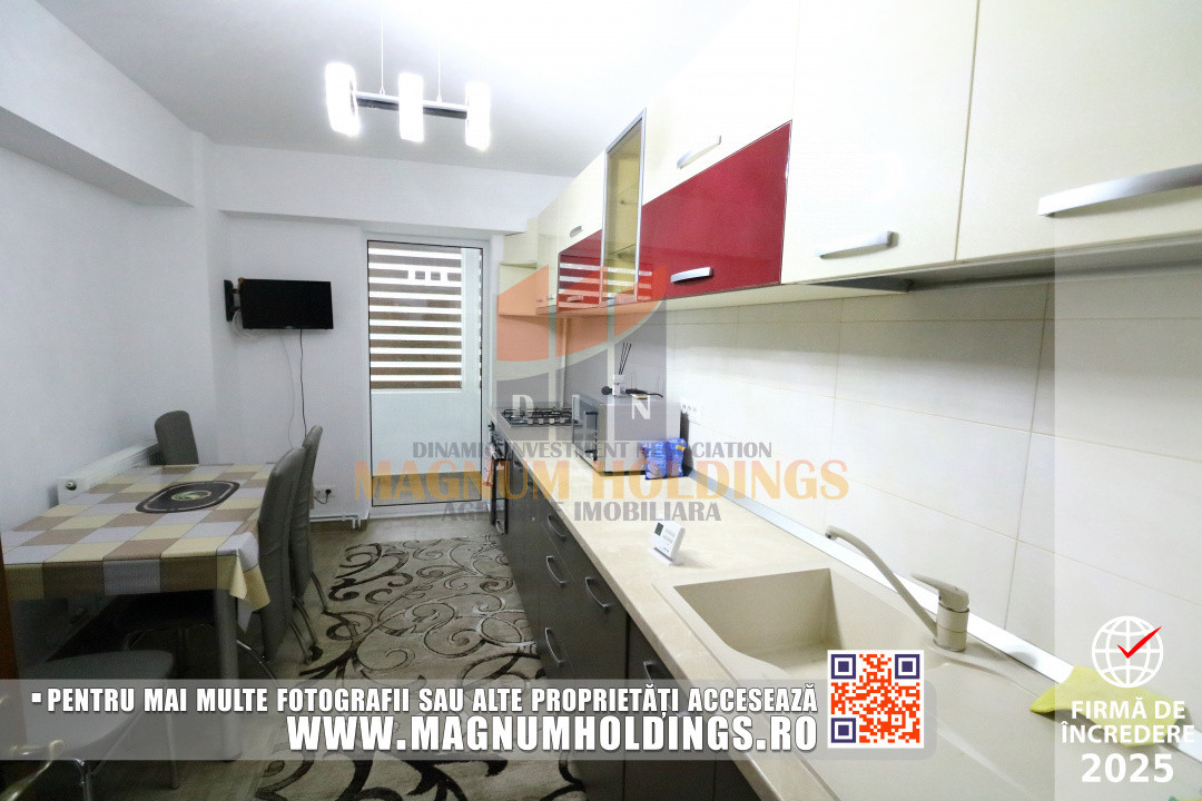 Apartament 3 camere, parter, cu balcon, doua bai