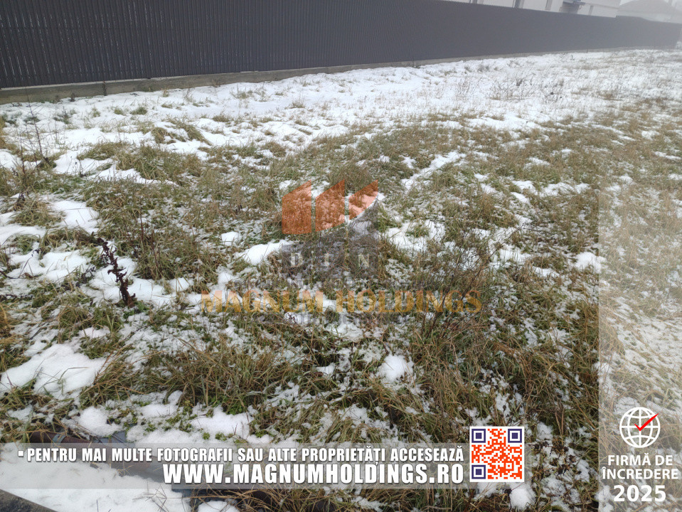 Teren Bradu, 3500 mp, intravilan, drum pe 3 laturi, toate utilitatile