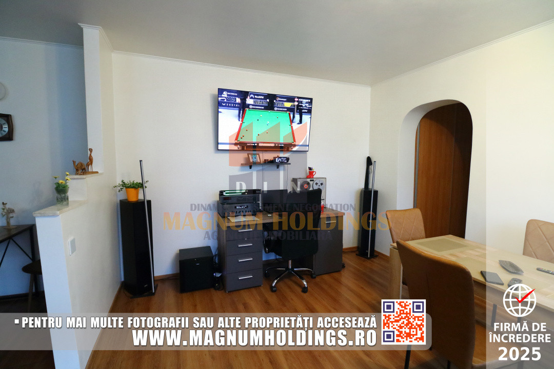 Apartament 3 camere, demisol, Marasesti