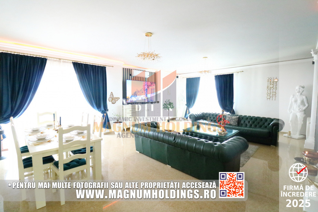 Apartament penthouse, de lux, Gavana Platou, 156 mp