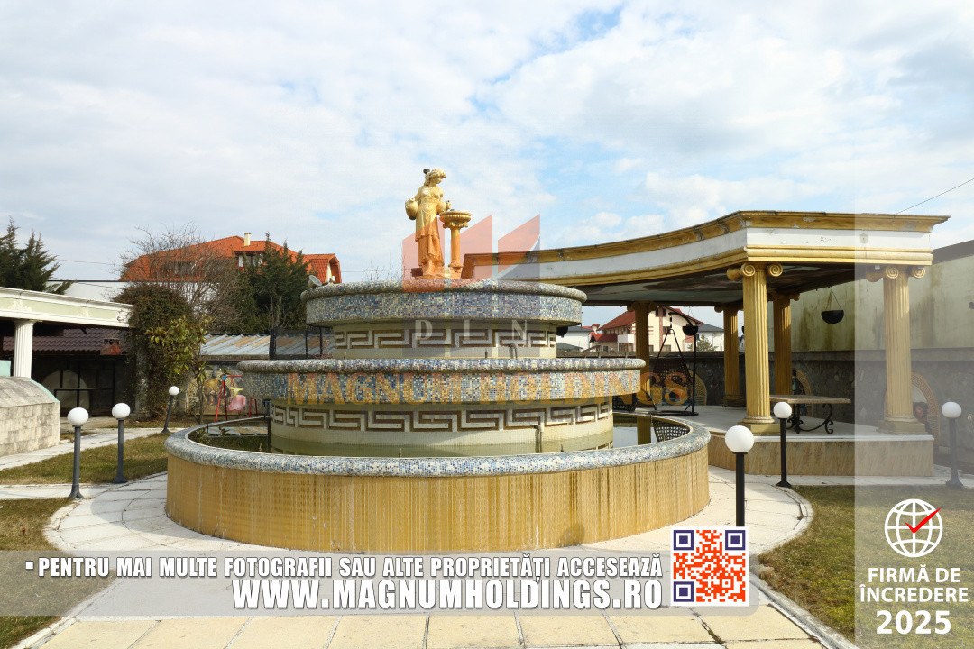 Vila de lux, piscina interioara, sauna, 770 mp, 3000 mp teren