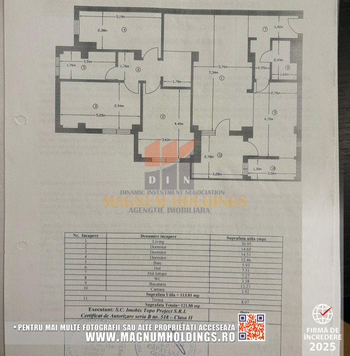 Apartament 4 camere, bloc nou, 122 mp, parter, Negru-Voda