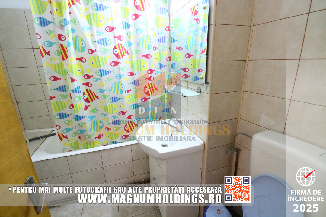 Apartament 2 camere, ultracentral, centrala termica