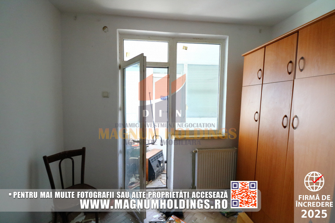 Apartament 3 camere, 2 bai, 2 balcoane, centrala termica, Razboieni