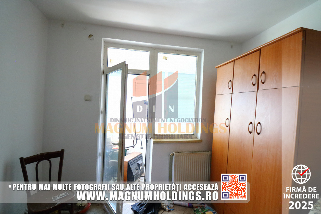 Apartament 3 camere, 2 bai, 2 balcoane, centrala termica, Razboieni