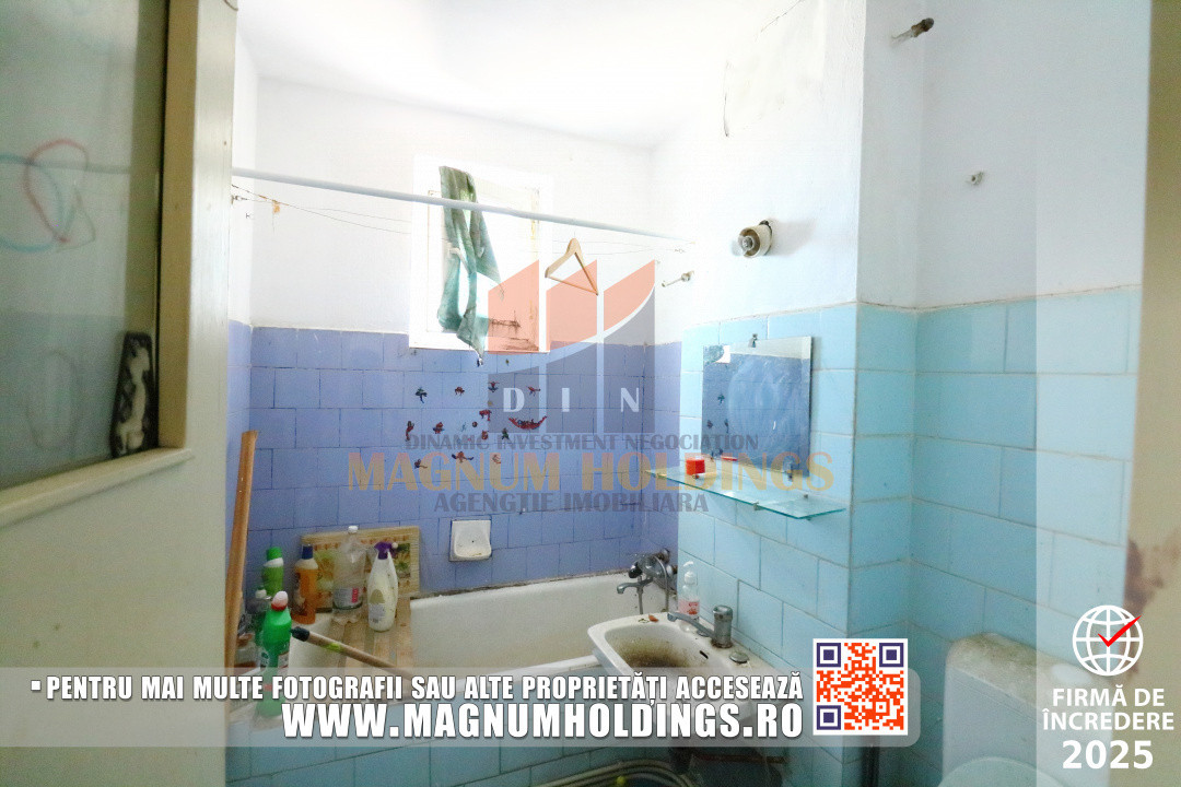 Apartament 3 camere, 2 bai, 2 balcoane, centrala termica, Razboieni