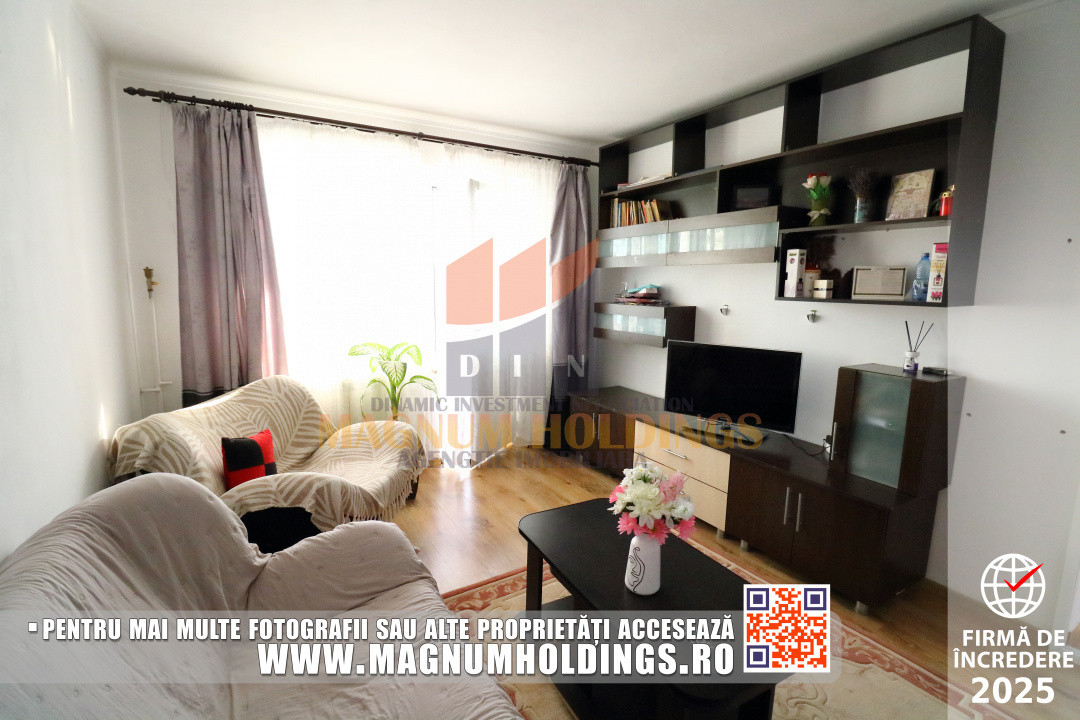 Apartament 2 camere Trivale, balcon, loc de parcare