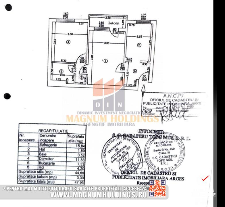Apartament 2 camere, Craiovei, etajul 4