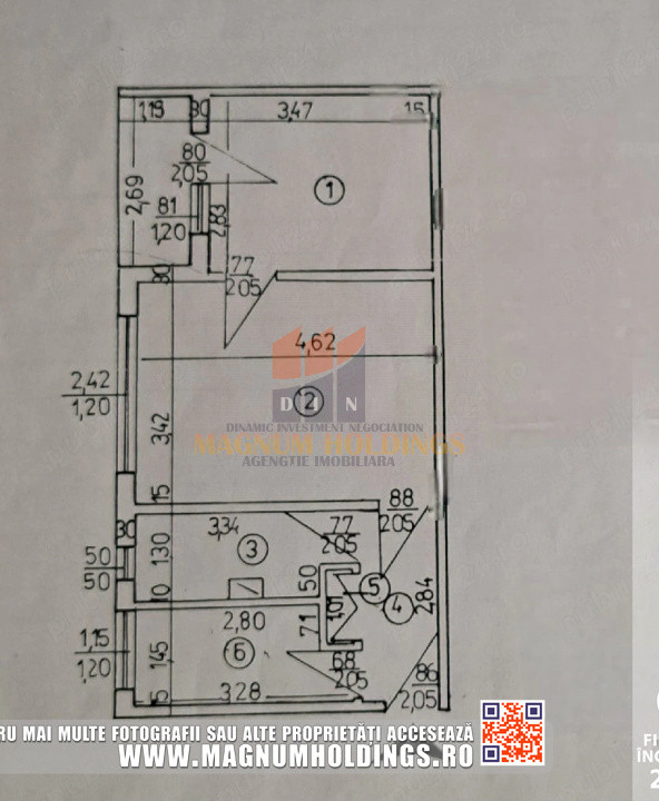 Apartament 2 camere, cf. 2, Nord