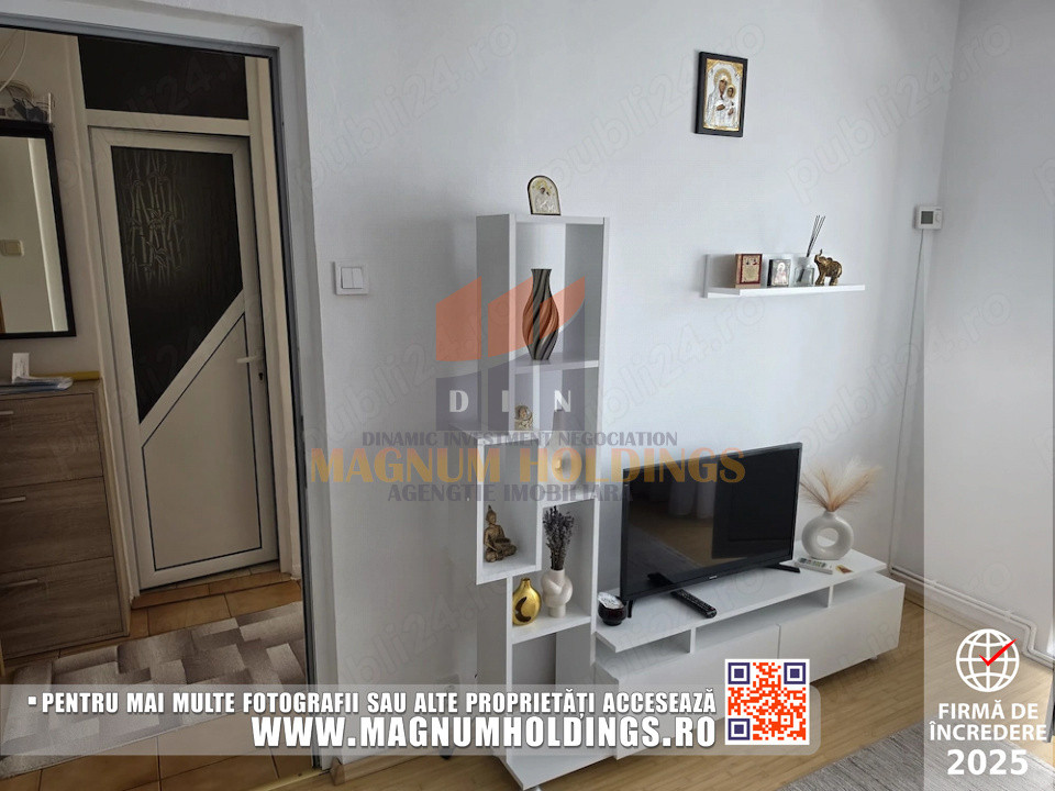 Garsoniera Tudor Vladimirescu, etajul 4, cu balcon