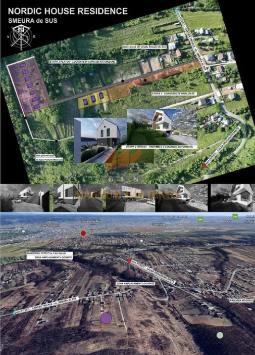 Teren cu autorizatie si proiect de construire, utilitati, Smeura