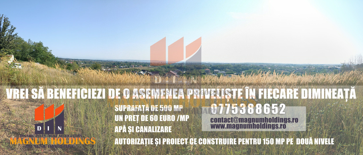 Teren cu autorizatie si proiect de construire, utilitati, Smeura