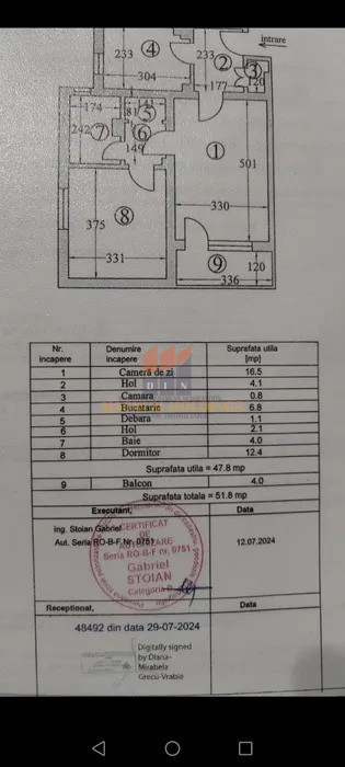 Apartament 2 camere, zona-semicentrala, cu boxa